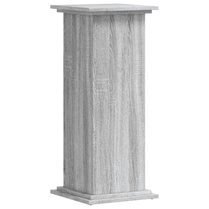 Supporto per Piante Grigio Sonoma 33x33x80 cm Legno Multistrato - homemem39