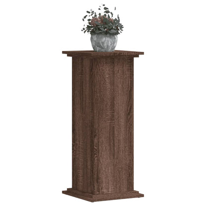 Supporto per Piante Rovere Marrone 33x33x80cm Legno Multistrato - homemem39