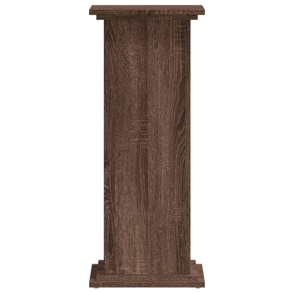 Supporto per Piante Rovere Marrone 33x33x80cm Legno Multistrato | homemem39