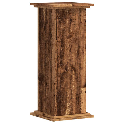 Supporto per Piante Legno Vecchio 33x33x80 cm Legno Multistrato - homemem39