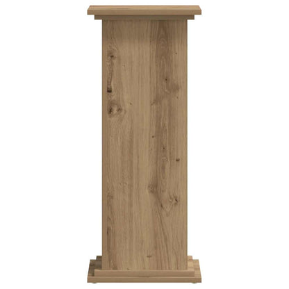 Supporto per Piante Rovere Artigianale 33x33x80 cm Multistrato | homemem39