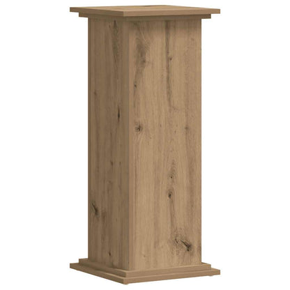Supporto per Piante Rovere Artigianale 33x33x80 cm Multistrato | homemem39