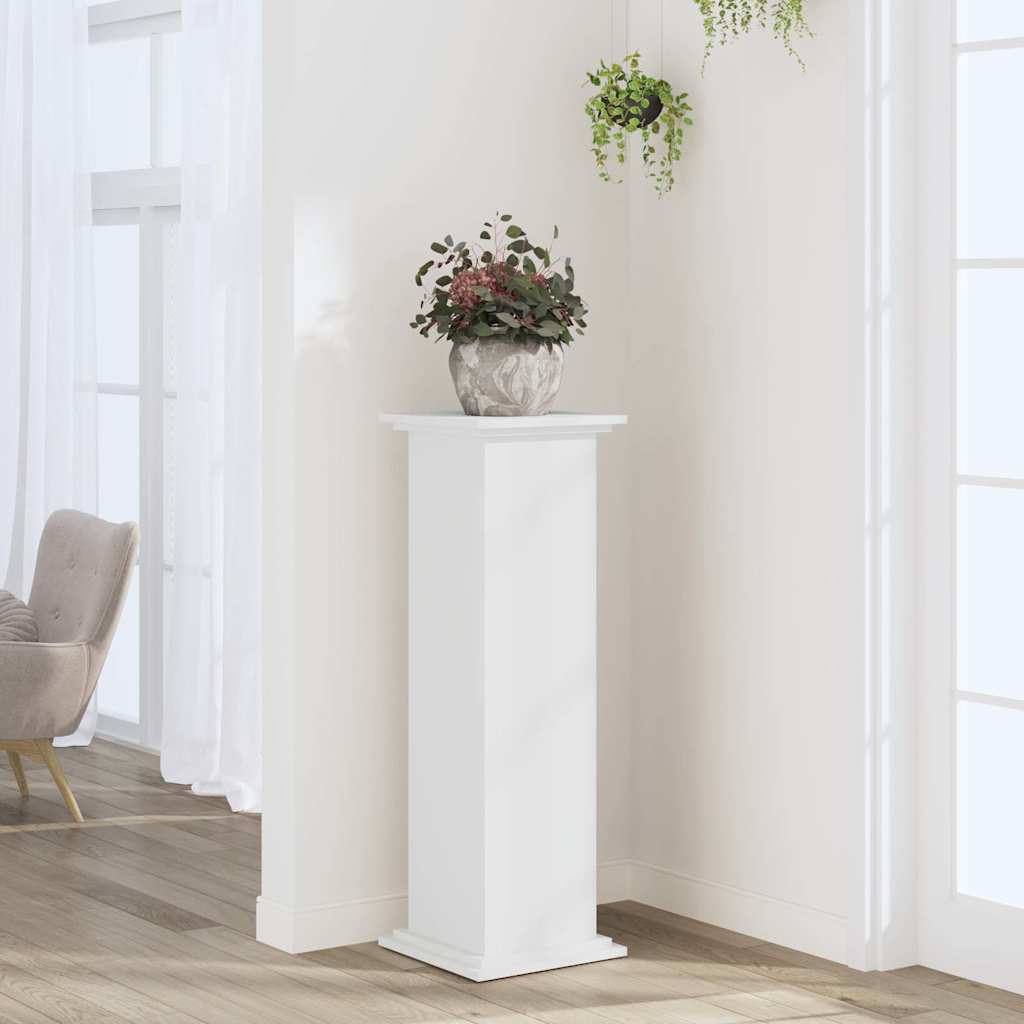 Supporto per Piante Bianco 33x33x100 cm in Truciolato | homemem39