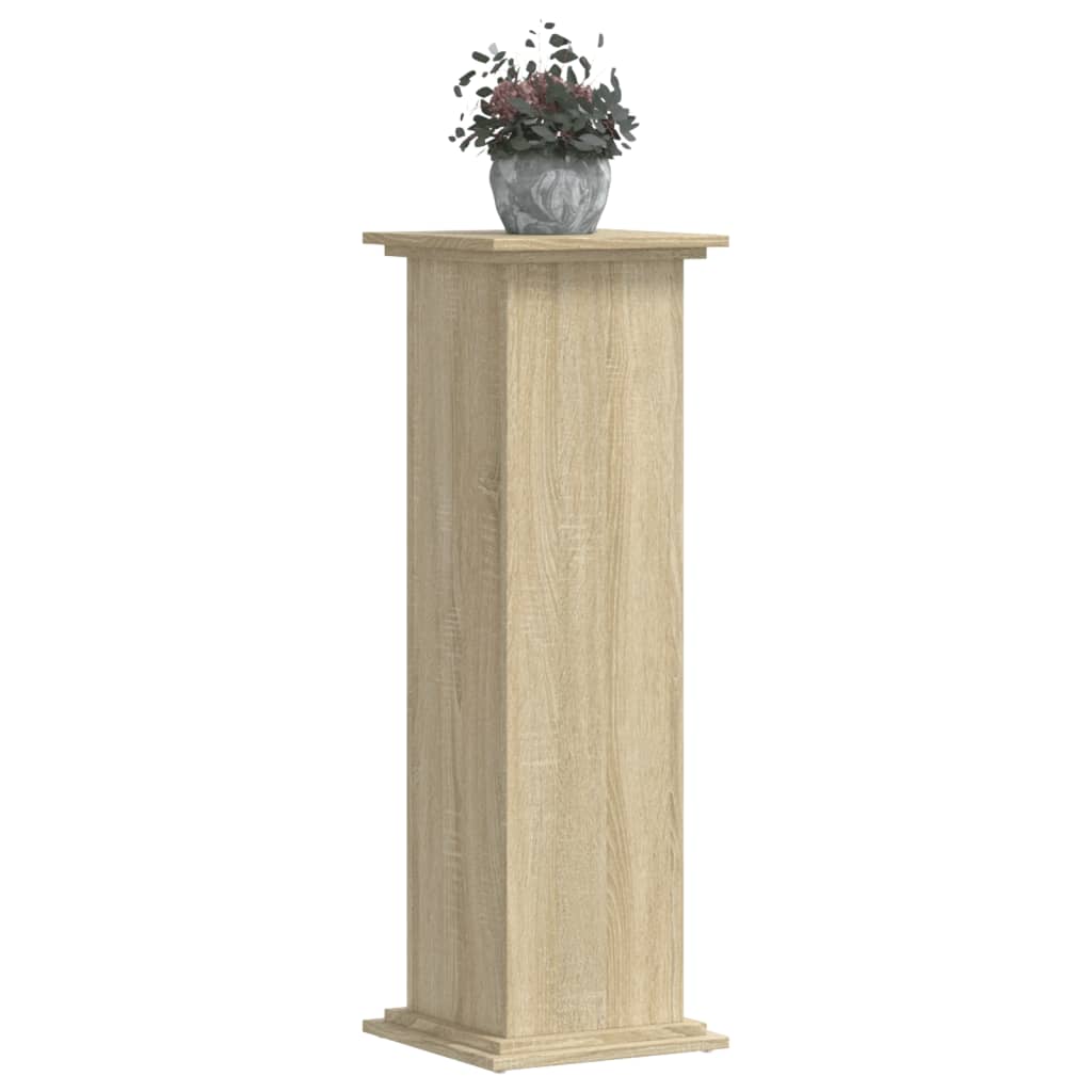 Supporto per Piante Rovere Sonoma 33x33x100cm Legno Multistrato | homemem39
