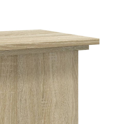 Supporto per Piante Rovere Sonoma 33x33x100cm Legno Multistrato | homemem39