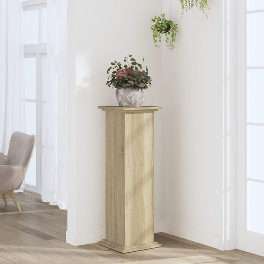Supporto per Piante Rovere Sonoma 33x33x100cm Legno Multistrato - homemem39