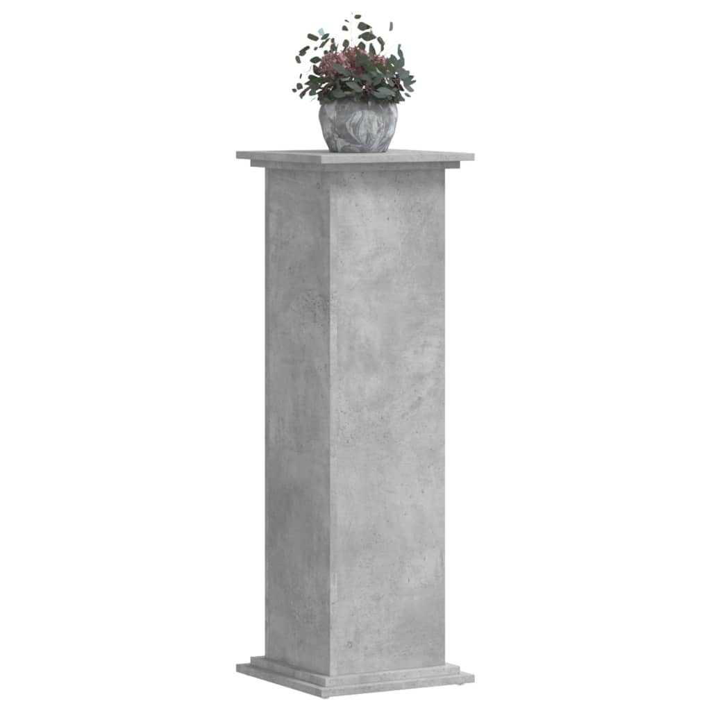 Supporto per Piante Grigio 33x33x100 cm in Truciolato | homemem39