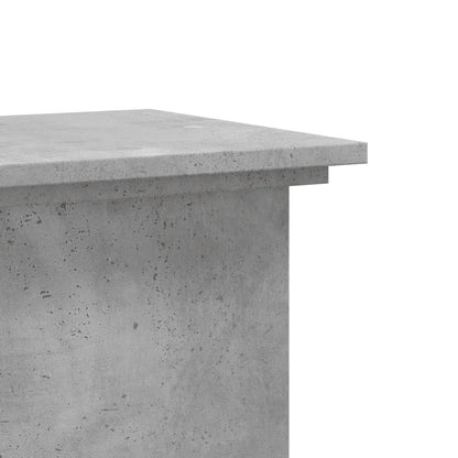 Supporto per Piante Grigio 33x33x100 cm in Truciolato | homemem39