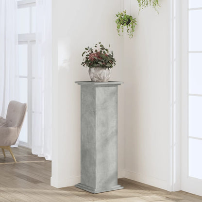 Supporto per Piante Grigio 33x33x100 cm in Truciolato | homemem39