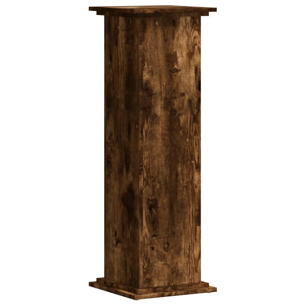 Supporto per Piante Rovere Fumo 33x33x100 cm in Truciolato - homemem39