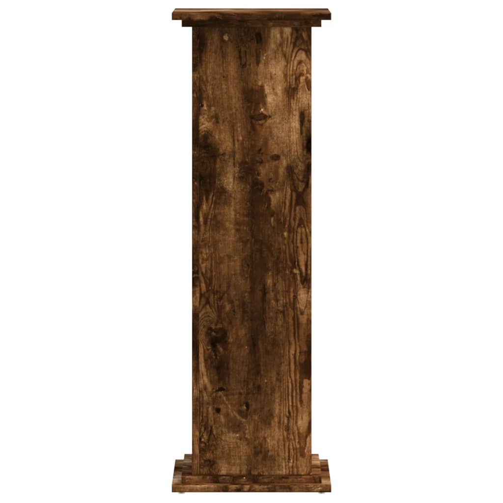 Supporto per Piante Rovere Fumo 33x33x100 cm in Truciolato | homemem39