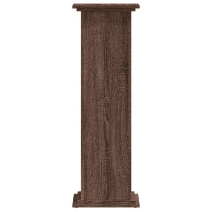 Supporto per Piante Rovere Marrone 33x33x100 cm in Truciolato - homemem39