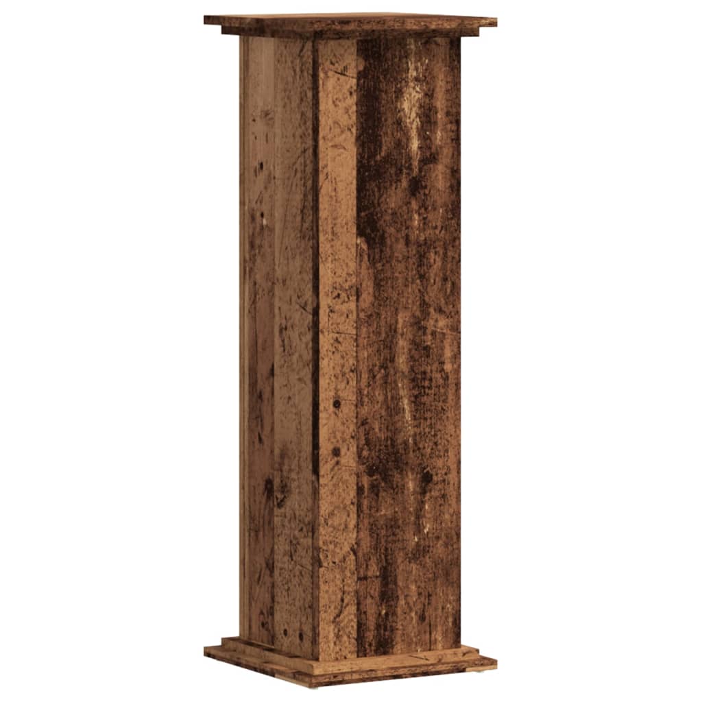 Supporto per Piante Legno Vecchio 33x33x100 cm in Truciolato - homemem39