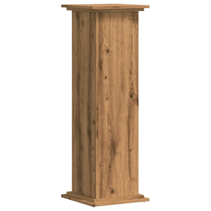 Supporto per Piante Rovere Artigianale 33x33x100 cm Truciolato - homemem39