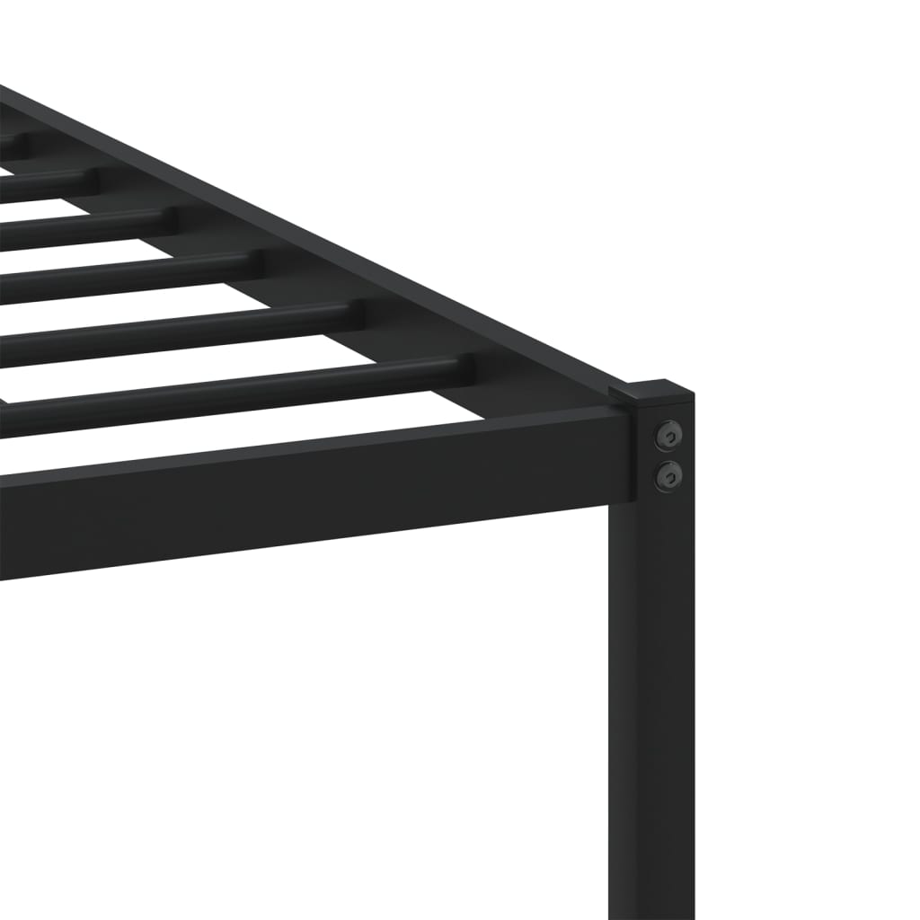 Giroletto senza Materaso in Metallo Rovere Fumo 90x190 cm | homemem39