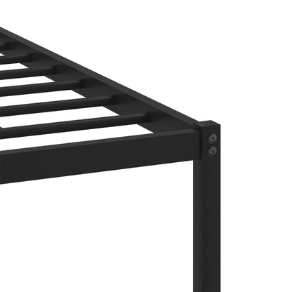 Giroletto senza Materaso in Metallo Rovere Fumo 90x190 cm | homemem39