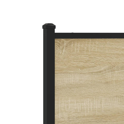 Giroletto senza Materaso in Metallo Rovere Sonoma 120x200 cm | homemem39