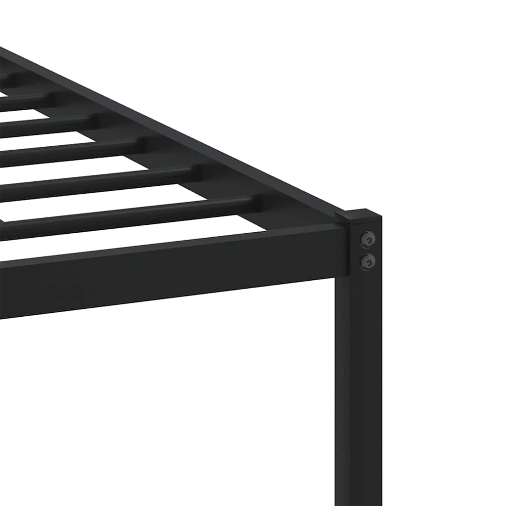 Giroletto senza Materaso in Metallo Rovere Marrone 193x203 cm | homemem39