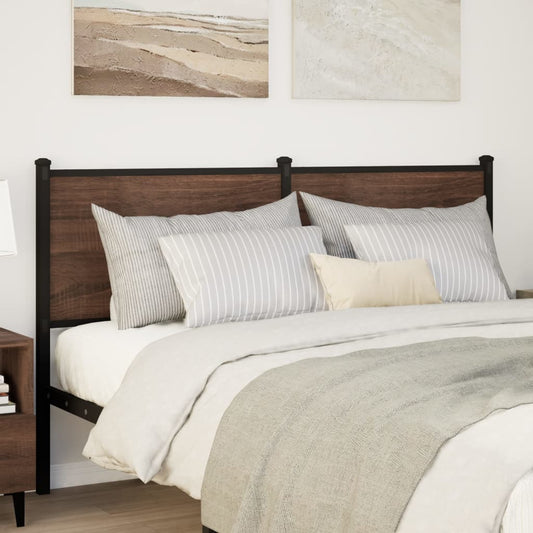 Testiera di Ricambio Rovere Marrone 140 cm Legno Multistrato | homemem39
