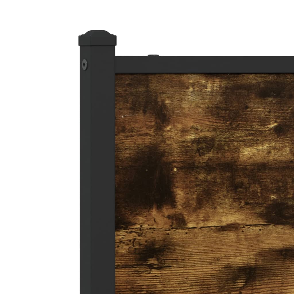 Giroletto senza Materasso in Metallo Rovere Fumo 120x190 cm - homemem39