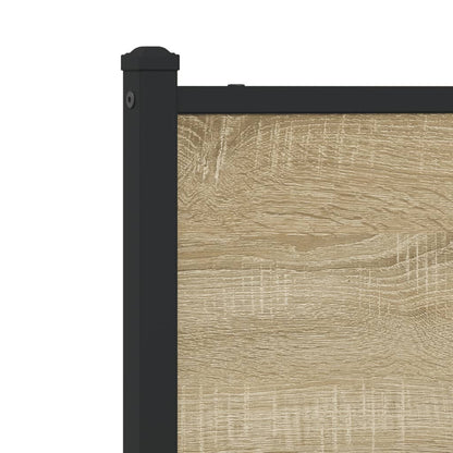 Giroletto senza Materaso in Metallo Rovere Sonoma 75x190 cm | homemem39