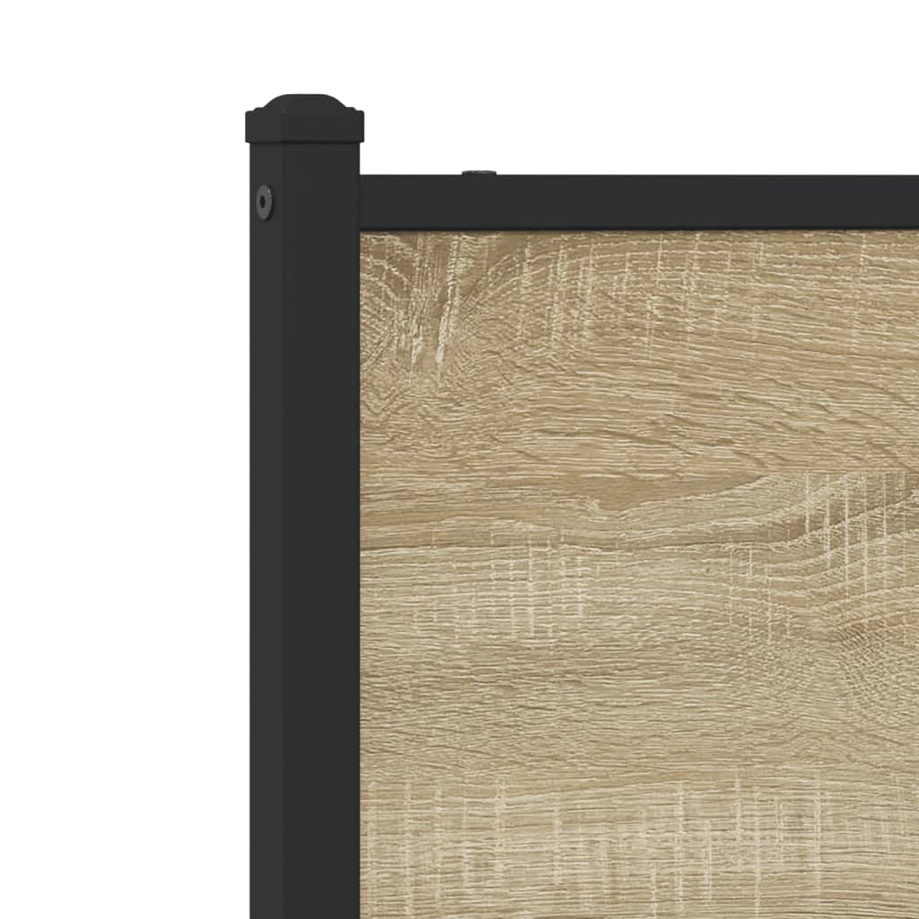 Giroletto senza Materaso in Metallo Rovere Sonoma 100x190 cm | homemem39