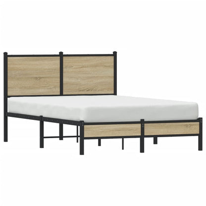 Giroletto senza Materaso in Metallo Rovere Sonoma 120x190 cm