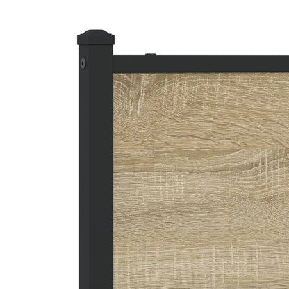 Giroletto senza Materaso in Metallo Rovere Sonoma 75x190 cm | homemem39