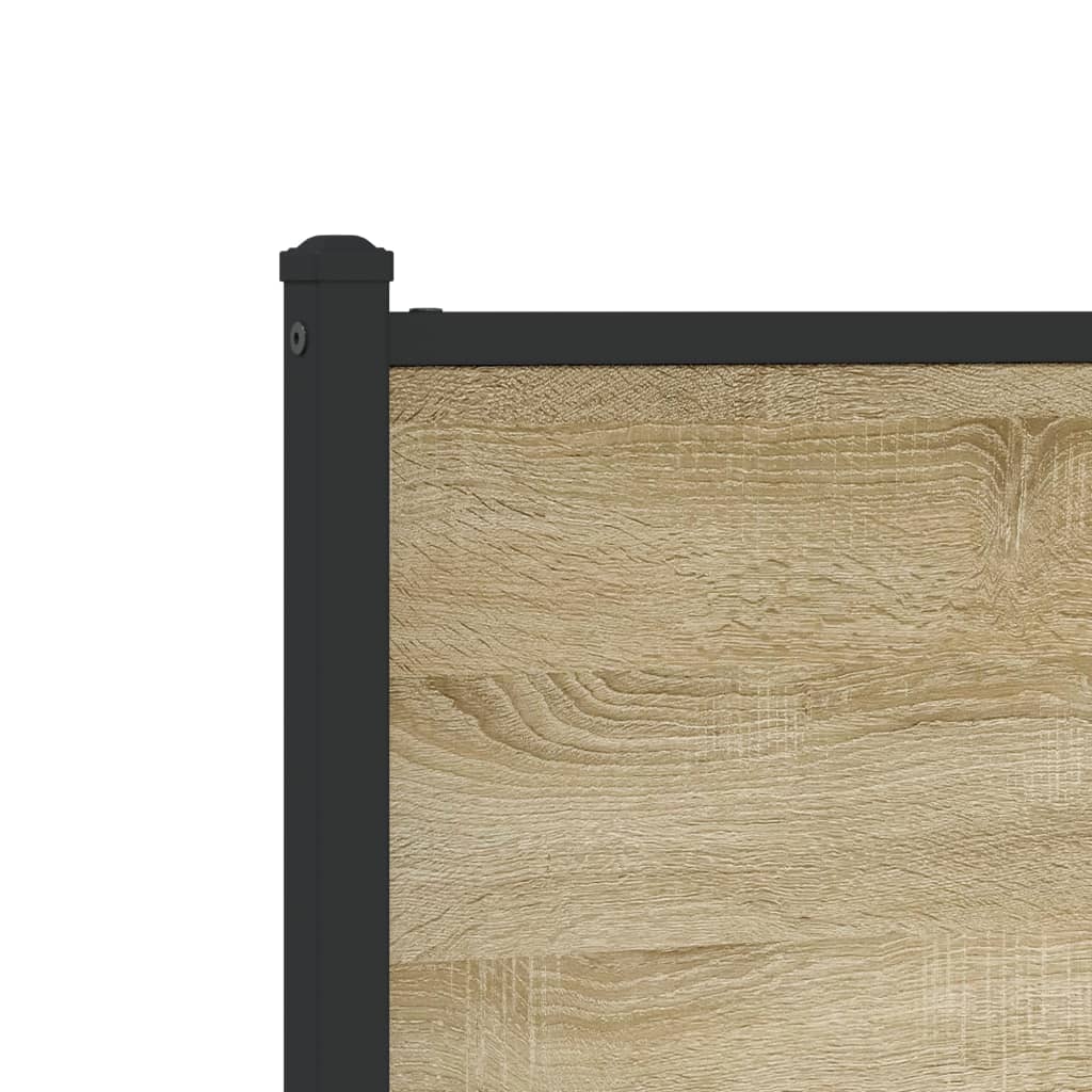 Giroletto senza Materaso in Metallo Rovere Sonoma 100x200 cm | homemem39