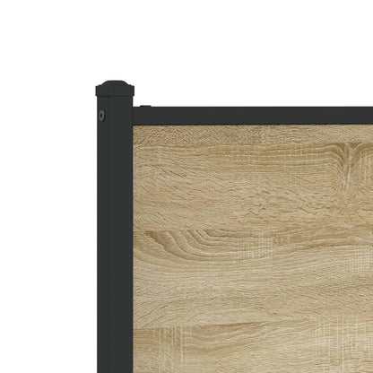 Giroletto senza Materaso in Metallo Rovere Sonoma 100x200 cm | homemem39