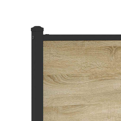 Giroletto senza Materaso in Metallo Rovere Sonoma 140x200 cm | homemem39