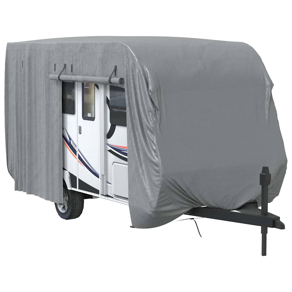 Telo per Roulotte Grigio 460x250x220 cm in Tessuto Non Tessuto | homemem39