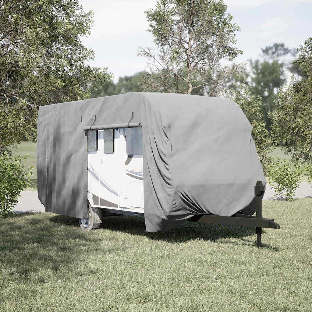 Telo per Roulotte Grigio 460x250x220 cm in Tessuto Non Tessuto | homemem39