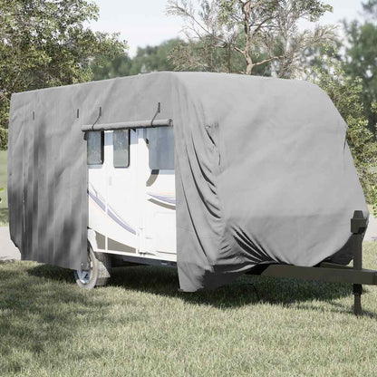 Telo per Roulotte Grigio 460x250x220 cm in Tessuto Non Tessuto | homemem39
