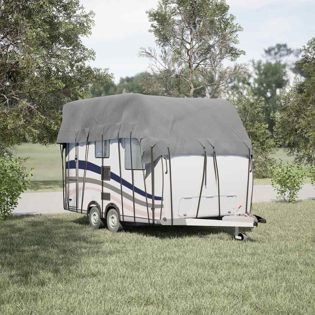 Telo per Roulotte Grigio 600x300 cm in Tessuto Non Tessuto | homemem39