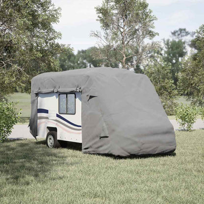 Telo per Camper Grigio 570x235x275 cm in Tessuto Non Tessuto