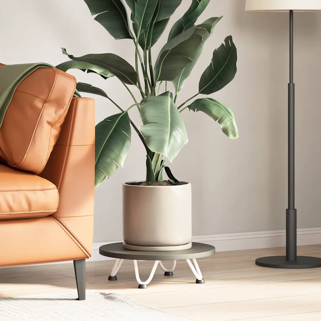 Gambe a forcina per tavolino 4 pz bianche 10 cm in acciaio massiccio