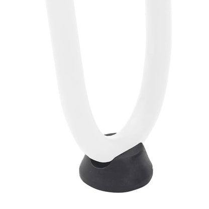 Gambe a forcina per tavolino 4 pz bianche 10 cm