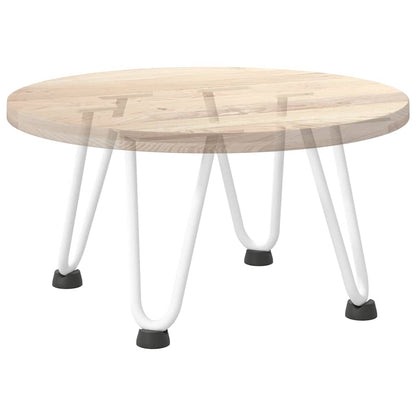 Gambe per Tavolo a Forcina 4 pz Bianco 20 cm Acciaio Massiccio - homemem39