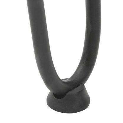 Gambe a forcina per tavolino 4 pz antracite 20 cm acciaio massiccio