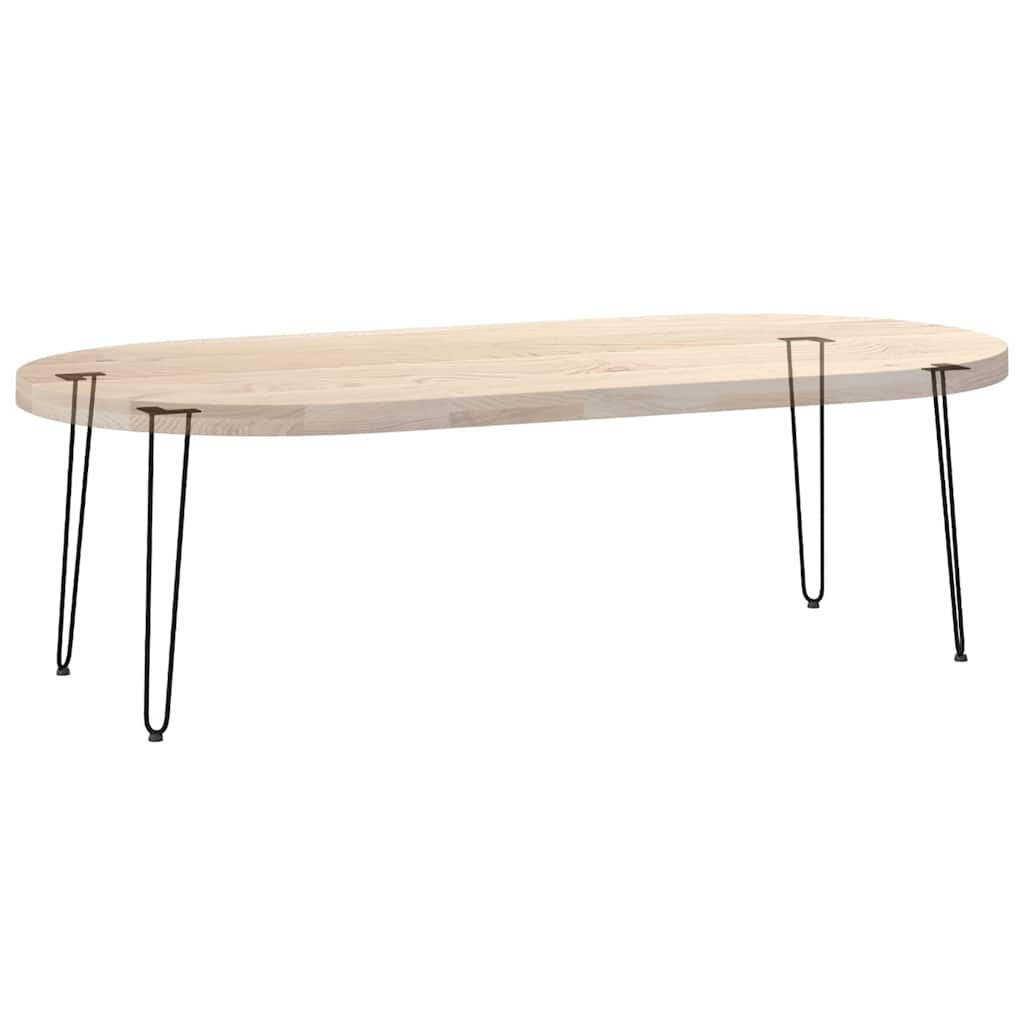 Gambe per Tavolo a Forcina 4 pz Nero 72 cm in Acciaio Massiccio - homemem39