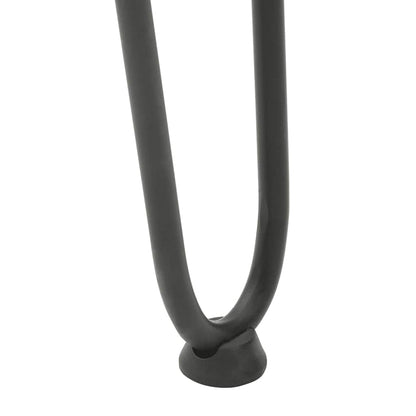 Gambe Tavolo a Forcina 4 pz Antracite 72 cm Acciaio Massiccio - homemem39