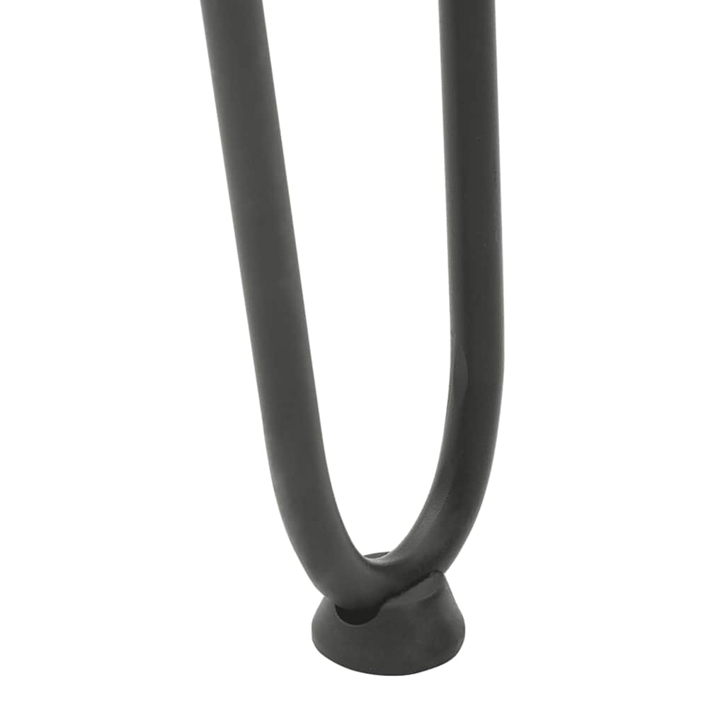 Gambe a forcina per tavoli consolle 4 pz Antracite 72 cm