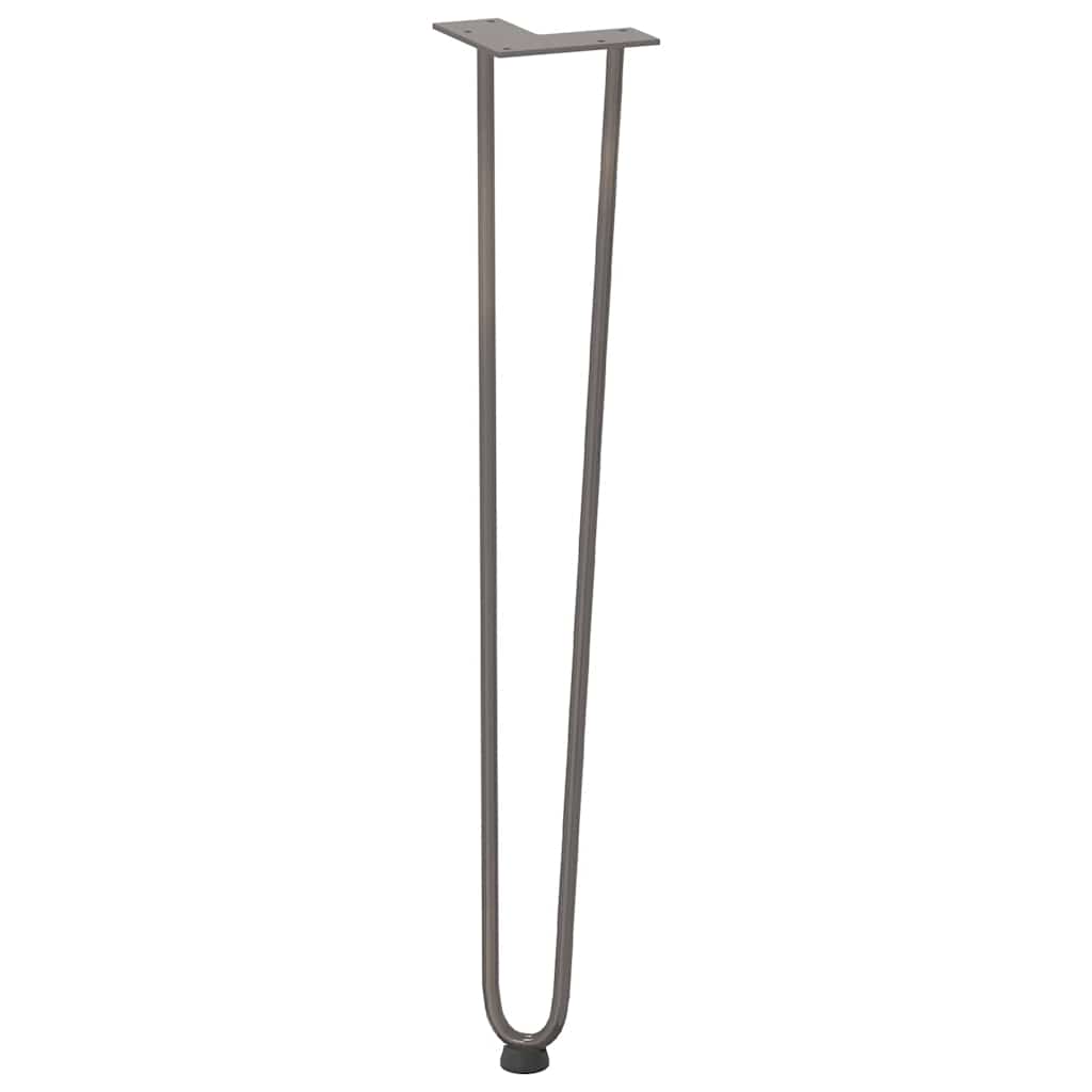 Gambe Tavolo a Forcina 4 pz 72 cm Acciaio Massiccio - homemem39