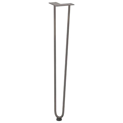 Gambe Tavolo a Forcina 4 pz 72 cm Acciaio Massiccio - homemem39
