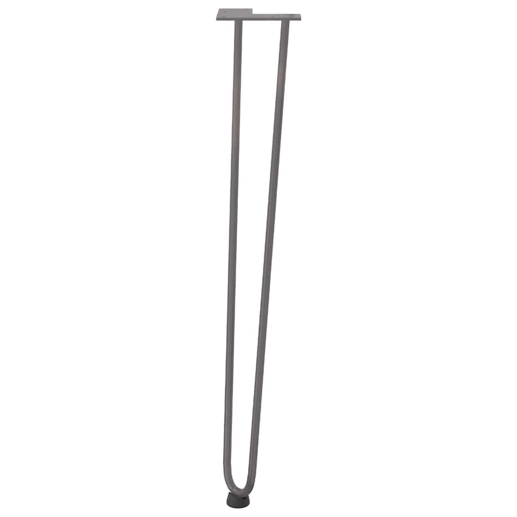 Gambe Tavolo a Forcina 4 pz 72 cm Acciaio Massiccio - homemem39
