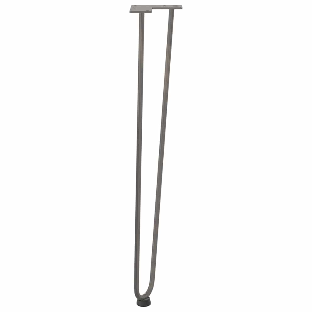 Gambe Tavolo a Forcina 4 pz 72 cm Acciaio Massiccio - homemem39