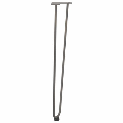 Gambe Tavolo a Forcina 4 pz 72 cm Acciaio Massiccio - homemem39