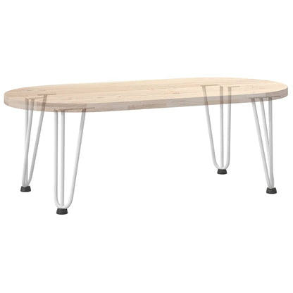 Gambe a forcina per tavolino 4 pz bianche 30 cm