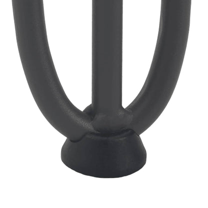 Gambe Tavolo a Forcina 4 pz Antracite 42 cm Acciaio Massiccio - homemem39
